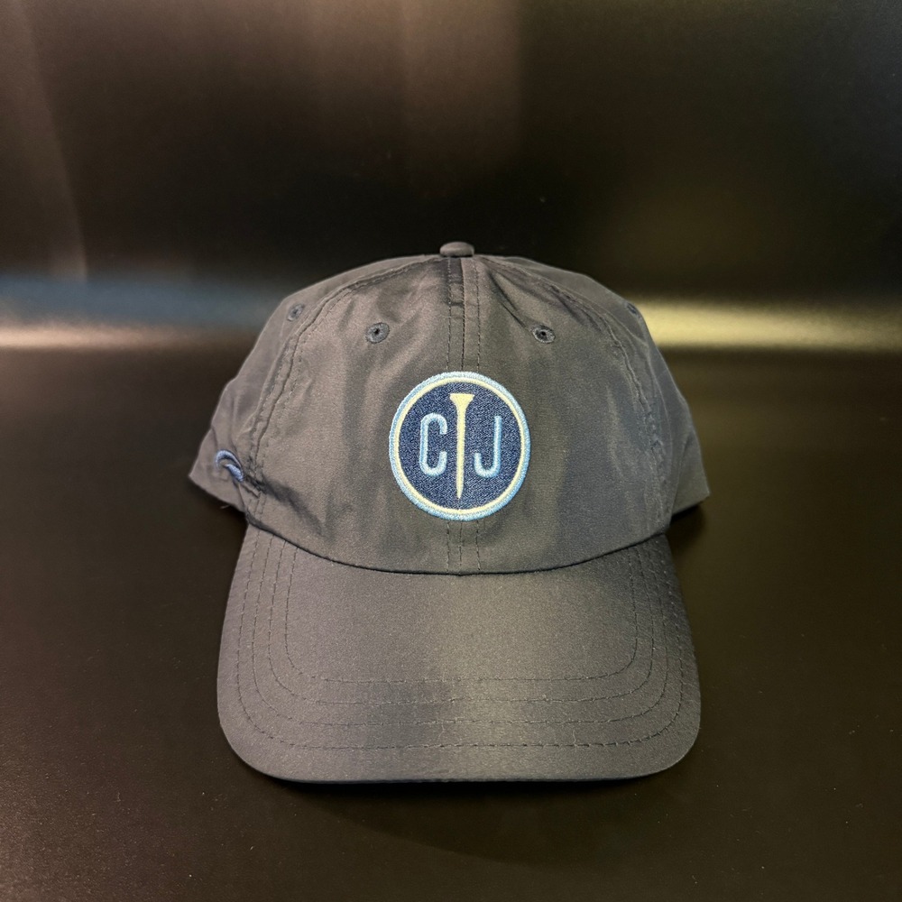 Pukka JaggyShack CJ Golf Tee Navy‎ Blue Performance Hat Adjustable OSFM